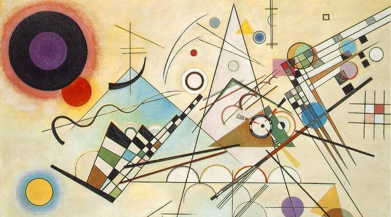 Painting by Kandinsky.