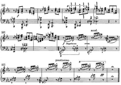 Ending of Scriabin’s 5th sonata